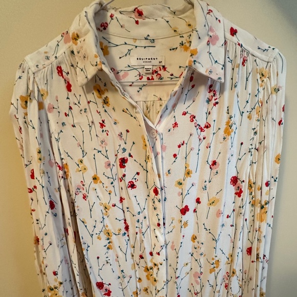 Equipment Size Small Floral Shirt - Picture 1 of 3